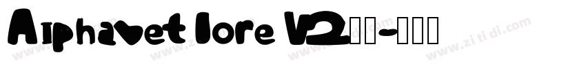 AIphabet lore V2彩色字体转换